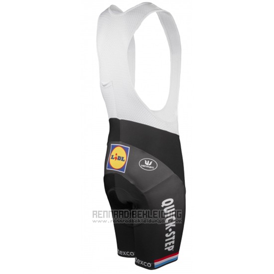 2017 Fahrradbekleidung Etixx Quick Step Champion Luxemburg Trikot Kurzarm und Tragerhose